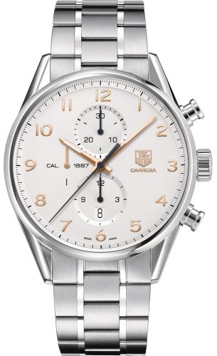 TAG Heuer Carrera Calibre 1887 43 Stainless Steel / Silver / Bracelet